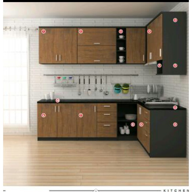 Corner Wall Cabinet Shopee Indonesia