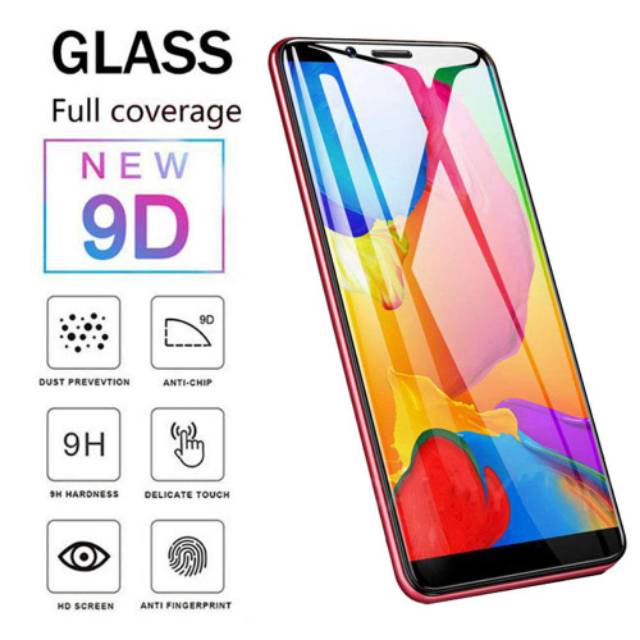 Tempered Glass full 9D ASUS ZENFONE MAX PRO M1 - temper glass asus max pro m1 full screen