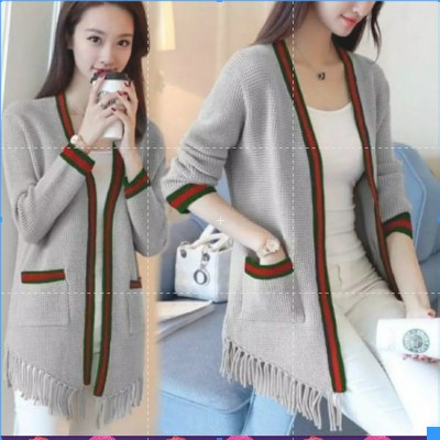 Kardigan Cardi Rumbai Stripe Outer