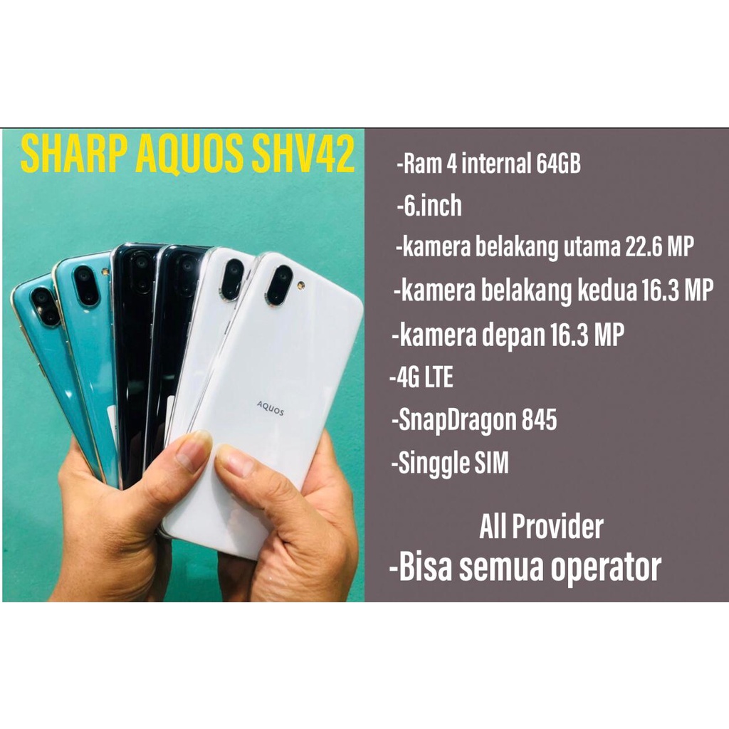Imei Aman HP GAMING Snapdragon 845 Sharp SHV42 4G Spek Mirip Xperia XZ2 Diatas XZ1