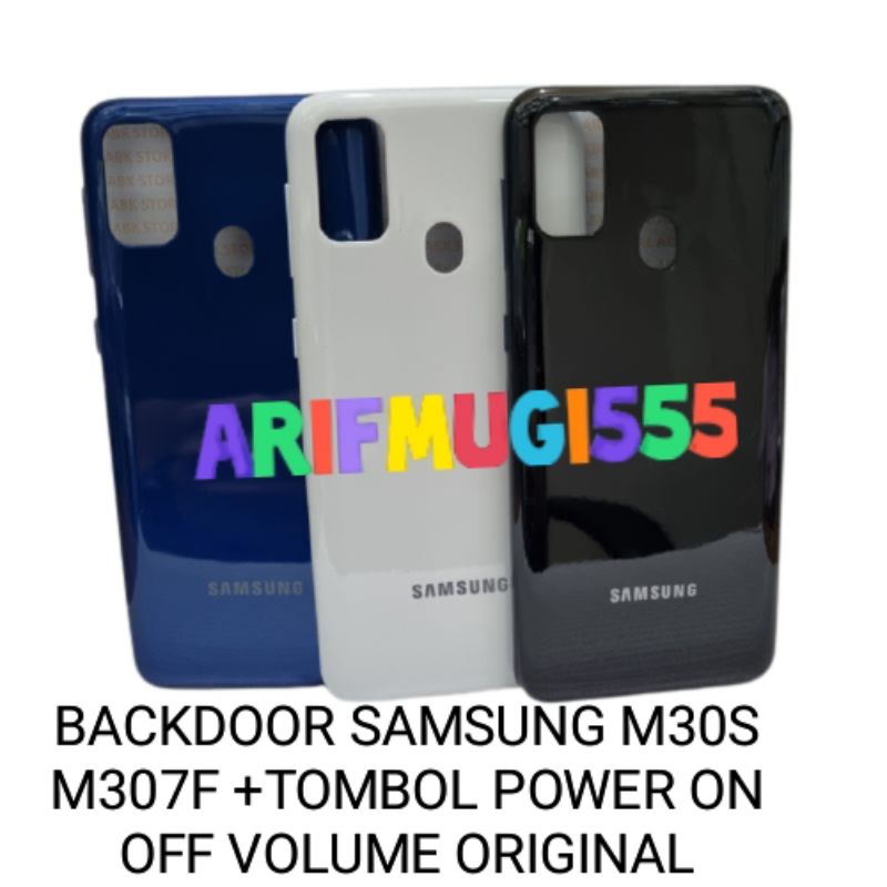 Backdoor Backcover Tutup Belakang Tutup Baterai Back Casing Samsung M30S M307f Original