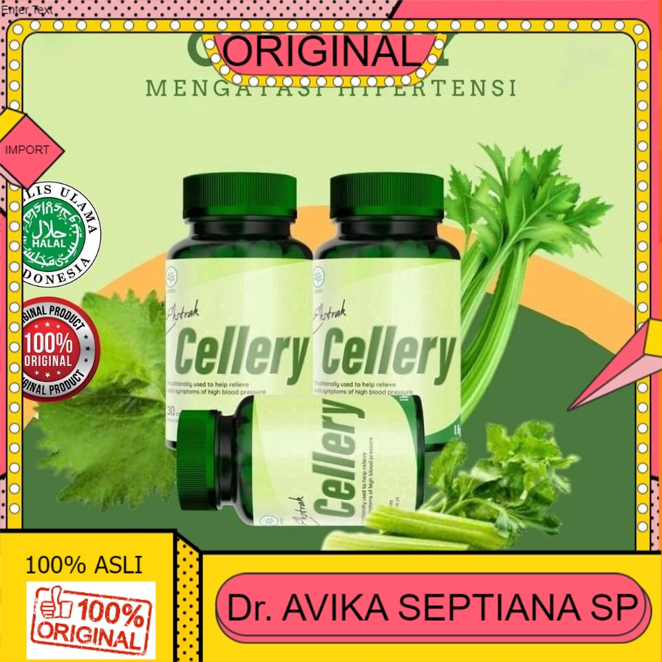 

100% ASLI 12.12Brand CELLERY Obat Darah Tinggi CELLERY Herbal CELLERY Obat Hipertensi (BISA COD) CELLERY ORI O