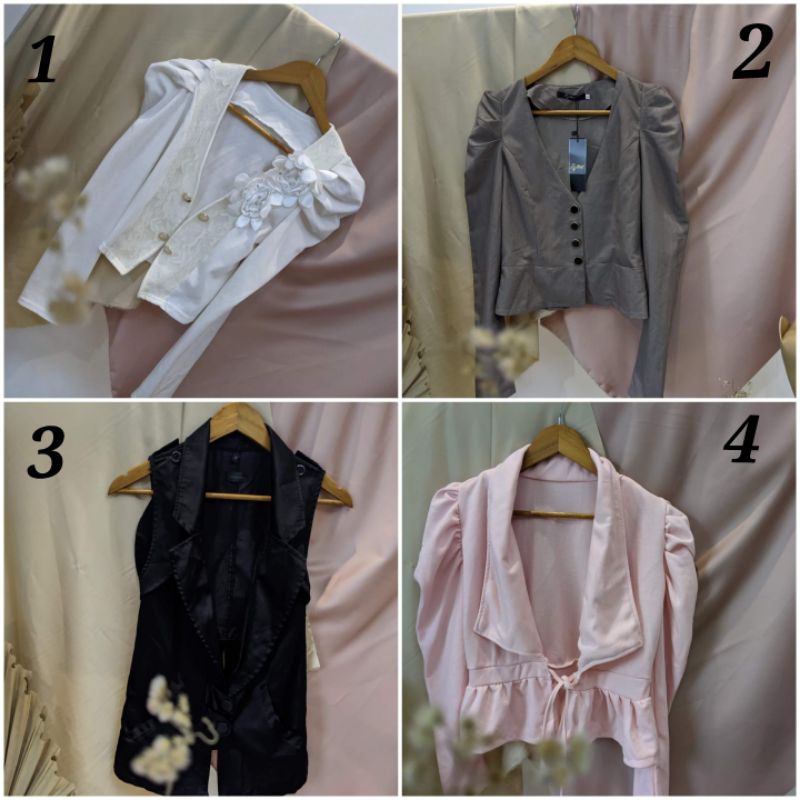 JUAL MURAH BLAZER JACKET VEST CARDIGAN Women jaket wanita outer