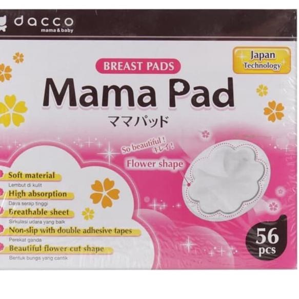 Pusat Belanja Dacco Mama Pad Breast Pad 56pcs /  Bantalan Penyerap ASI