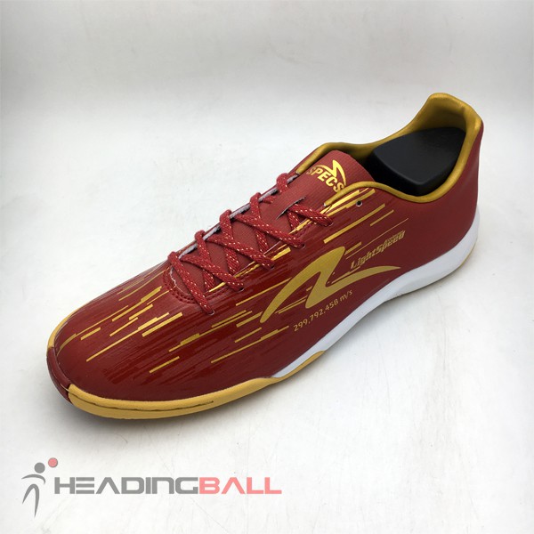 Sepatu Futsal Specs Original Acc Lightspeed Reborn IN MaroonRed 401329