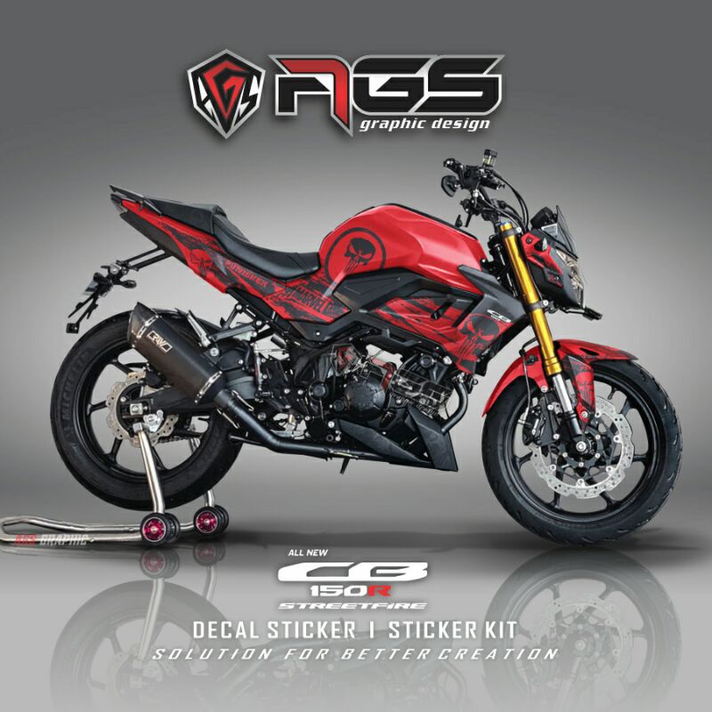 DECAL CB150R 2021 / CB150R / STIKER CB150R / DECAL FULL BODY / DECAL CB150R V4 PUNISHER / DECAL AGS 