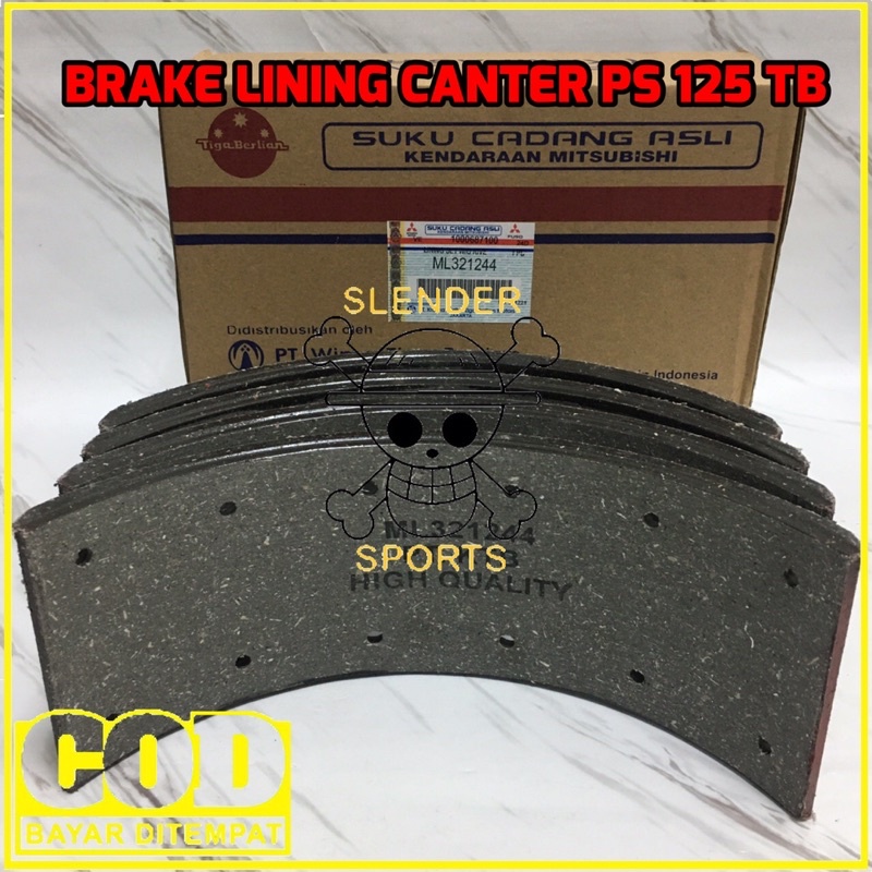 BRAKE LINING CANTER PS 125 TB - KAMPAS REM MITSUBISHI CANTER PS125 TURBO PS135