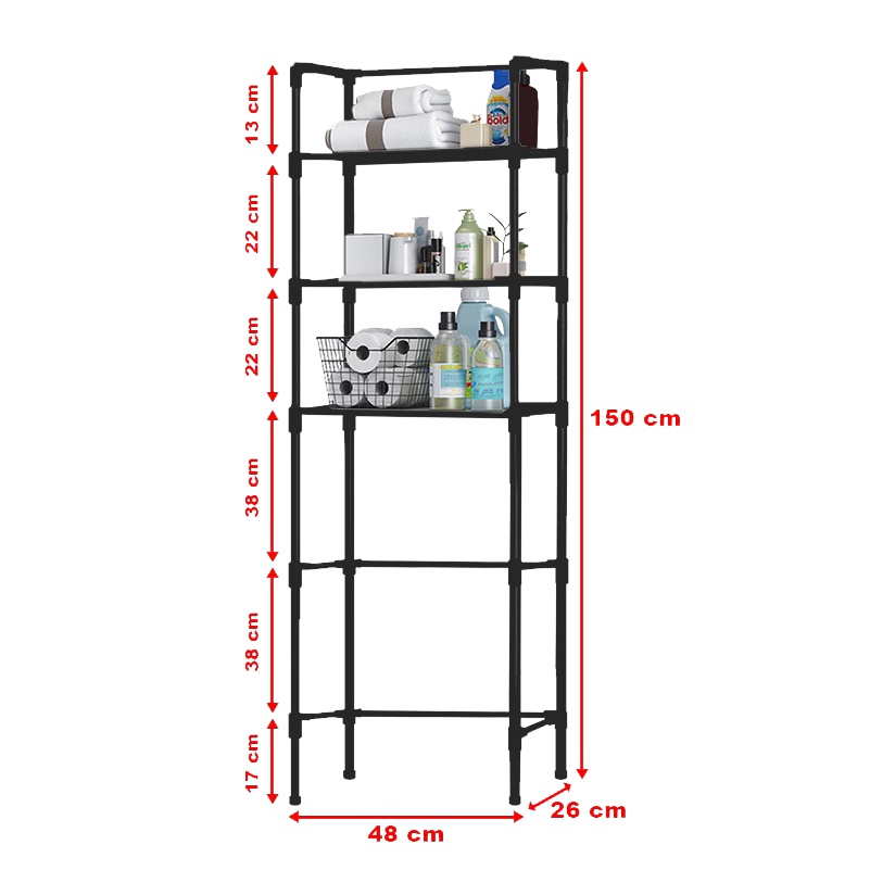 PROMO Rak Toilet Organizer Rak Wc serbaguna Multifungsi Anti karat -TERMURAH