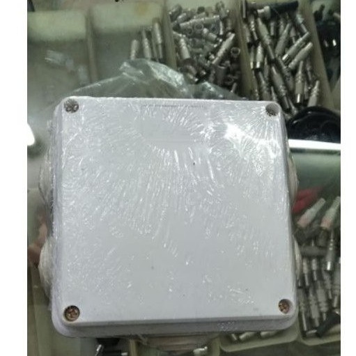 duradus Junction box putih 10cm x 10cm waterproof kotak outdoor 10x10 High Quality