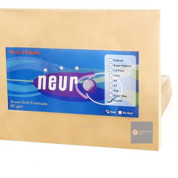 

☝ HOT PROMO!!! Amplop Coklat Ukuran Kwarto Neuro ( 21 x 27 cm ) SEAL ♛