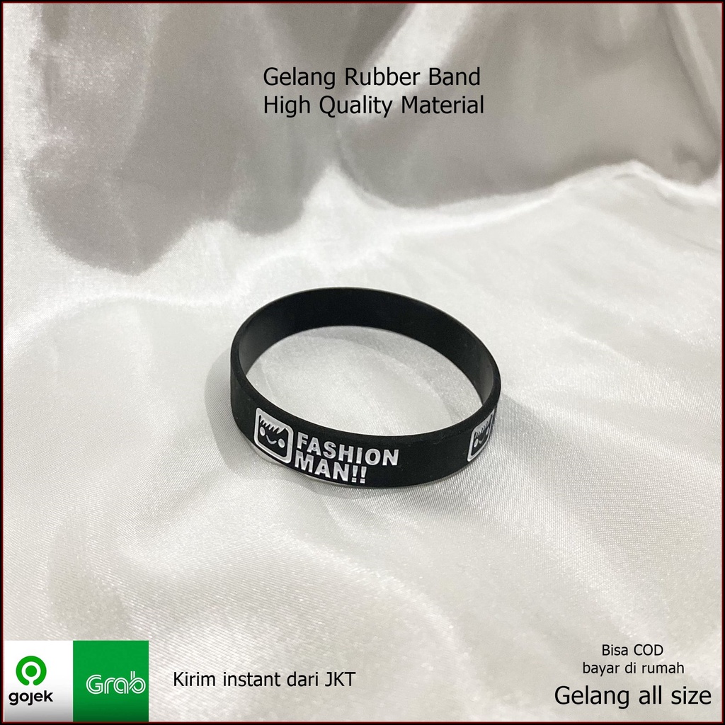 Gelang Couple Gelang Rubberband Gelang Fashion Gelang Karet Korea High Quality Material