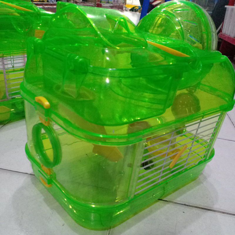 Kandang hamster tingkat plus bola-Minus tanpa tutup