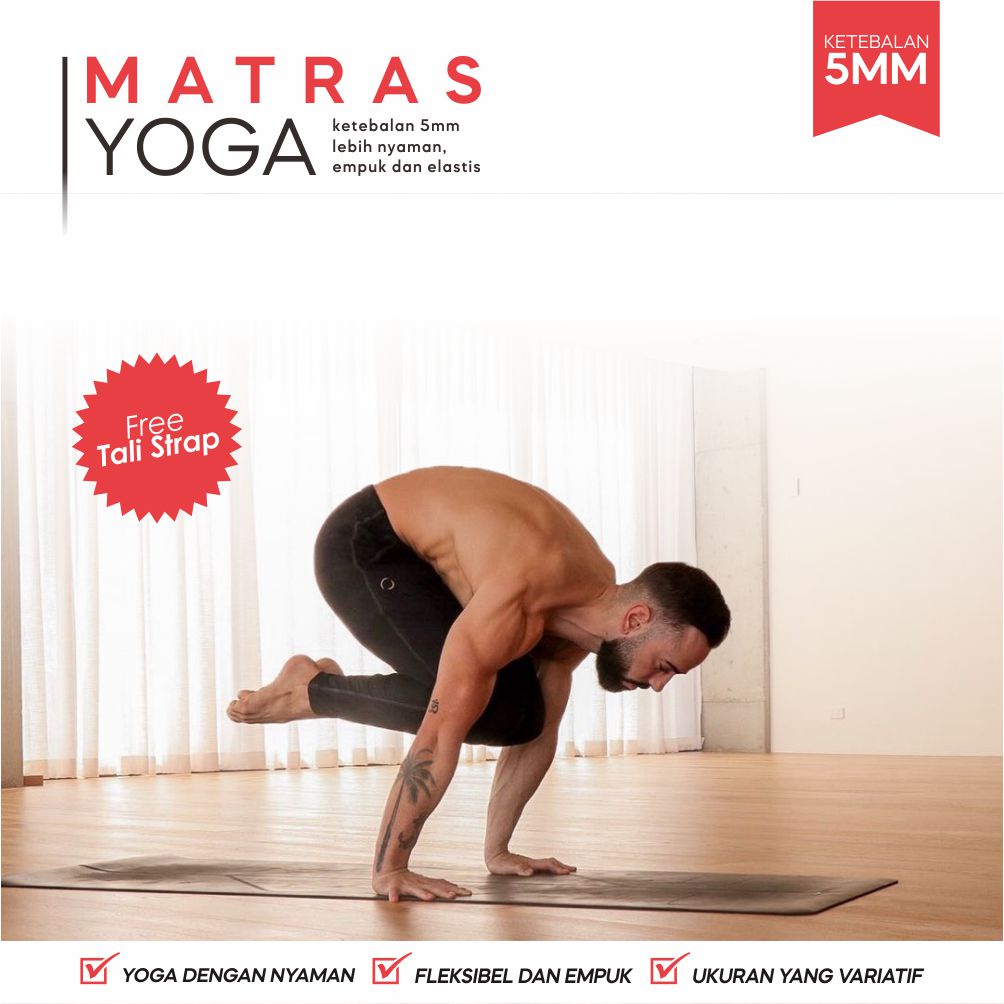 Almisfalah Matras Yoga Matras Olahraga Matras Gym Alat Olahraga Matras Yoga Matras 042