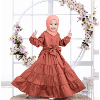 BAJU GAMIS ANAK MODEL TERBARU LEBARAN 2022 BAJU ANAK USIA 8 9 10 11 12 TAHUN GAMIS ANAK PEREMPUAN MU