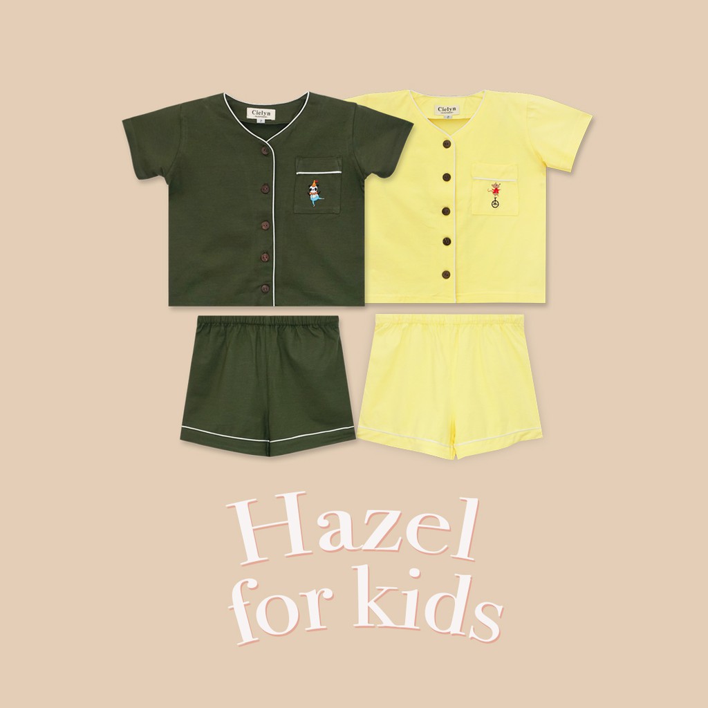 Cielyn - Hazel Kids Tencel Pyjamas Anak-Anak