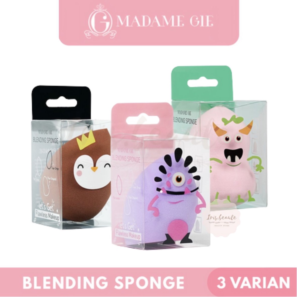 MADAME GIE Blending Sponge / Make Up Beauty Blender / Beauty Sponge / Make Up Sponge