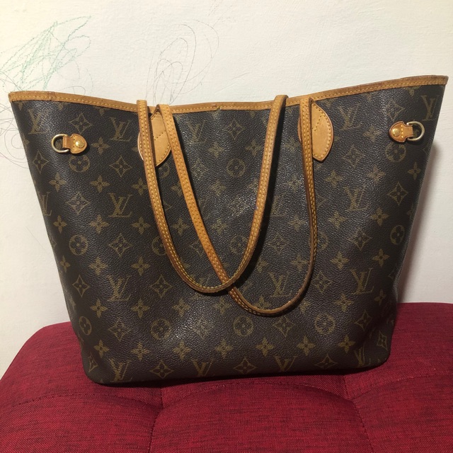 LV neverfull authentic asli original second