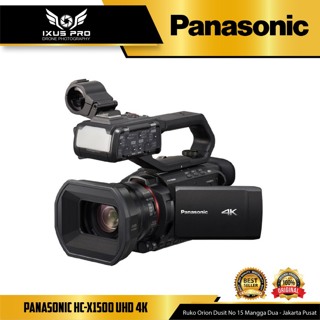 Panasonic Hc X1500 Uhd 4k Hdmi Pro Camcorder With 24x Zoom Shopee Indonesia