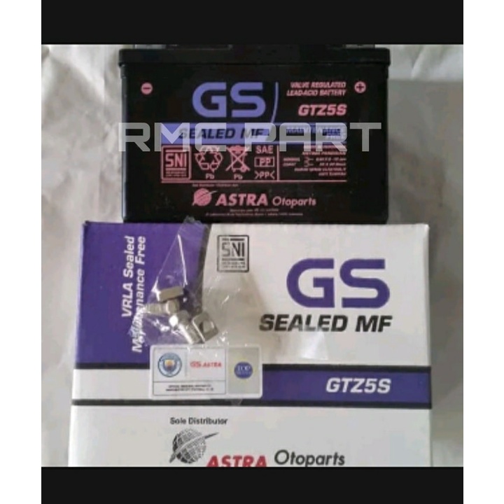 Aki GS Astra / Aki motor Beat fi / Aki honda Beat fi / Aki GS Ori / Aki Gtz 5 / Aki GS Gtz5