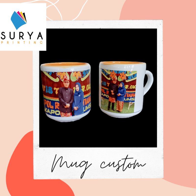 mug custom kado nama/foto