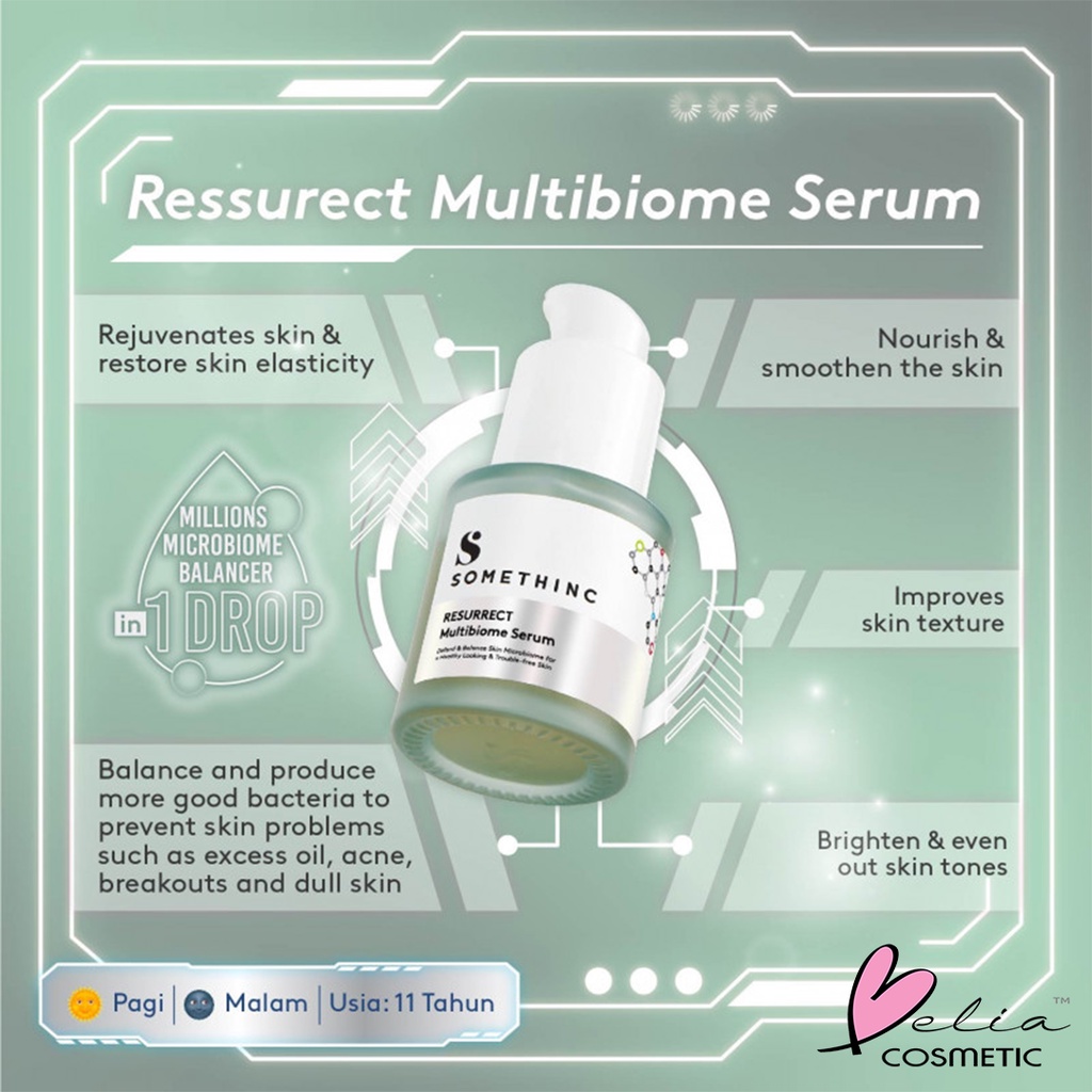 ❤ BELIA ❤ SOMETHINC Serum Revive Potion 3% Arbutin Skin Solver Defender Bakuchiol Away Solution Snow Retinoid Vita Propolis Arbutin Dark Spot Reducer BHA Salicylic Acid Resurrect Multibiome Retinol