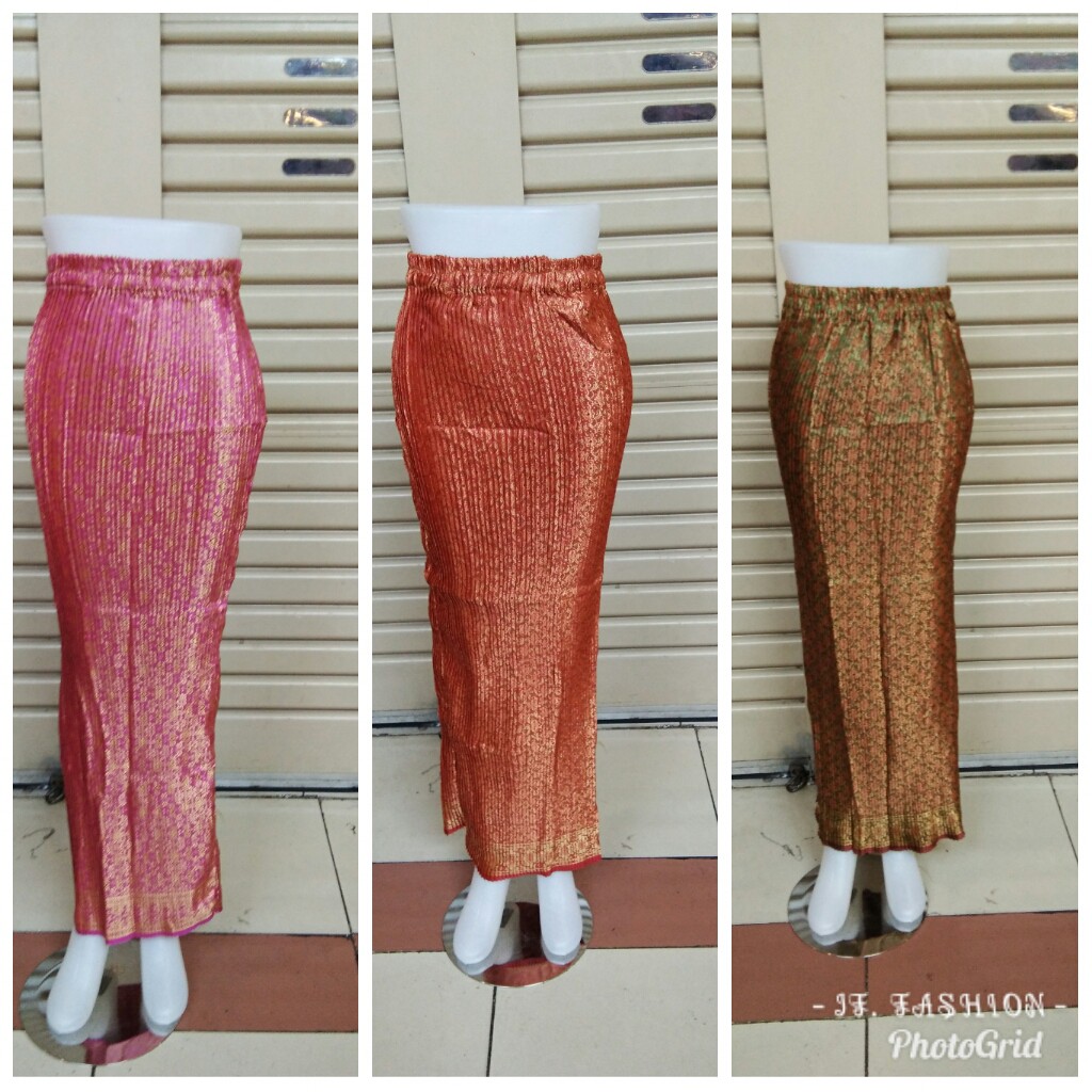 SB Collection Rok Plisket Muthia Maxi Panjang Jumbo Batik Wanita