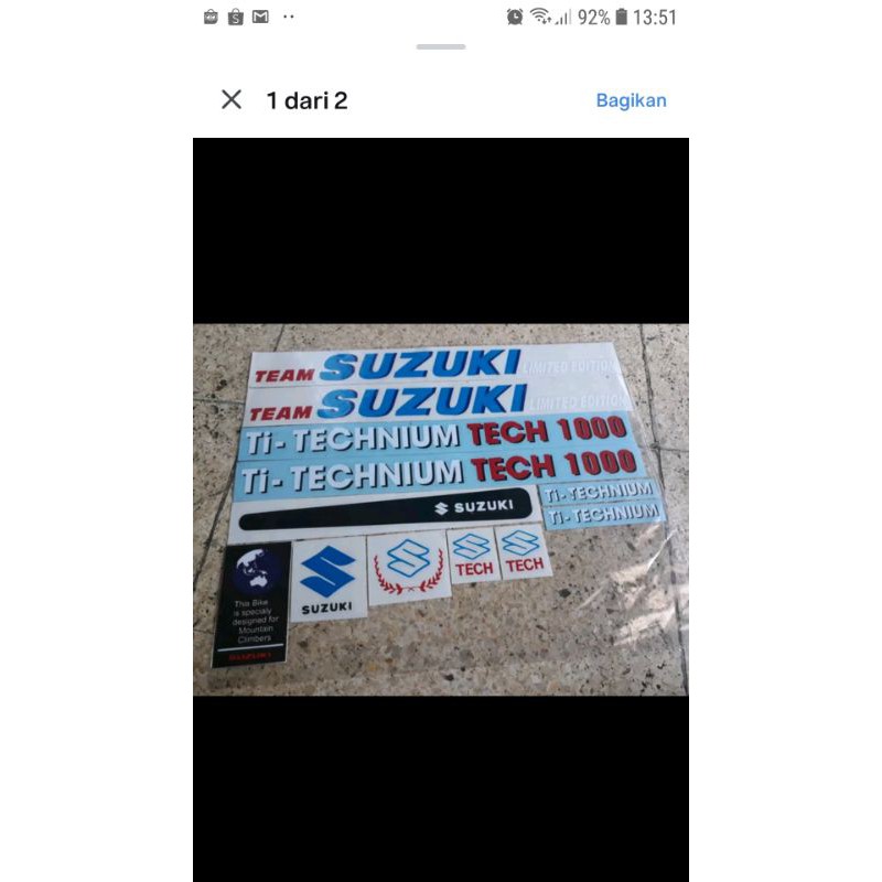 stiker sepeda suzuki