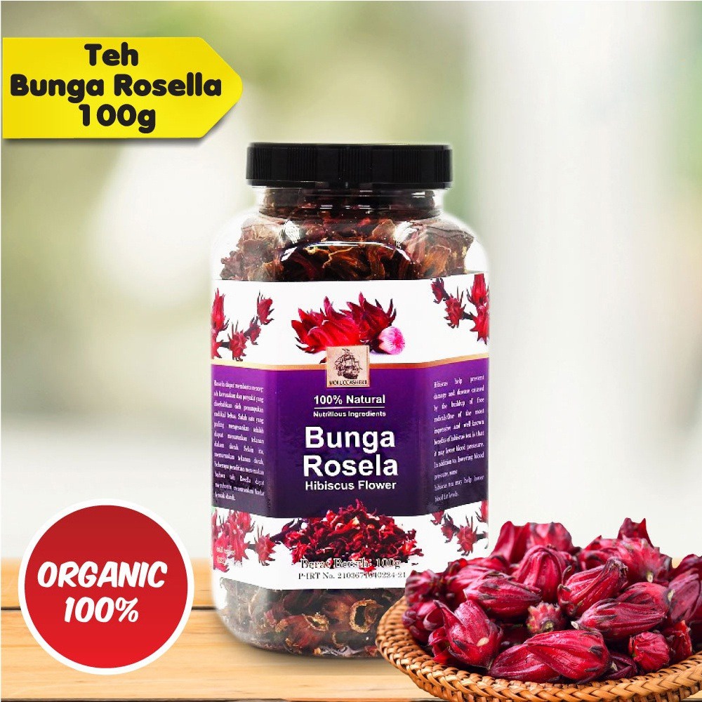 Teh Bunga Rosella / Hibiscus Flower Tea TOPLES (100gram)