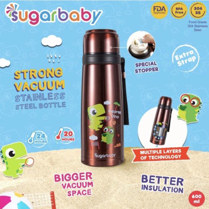 SUGAR BABY STRONG VACUUM STAINLEES BOTTLE / 600ML