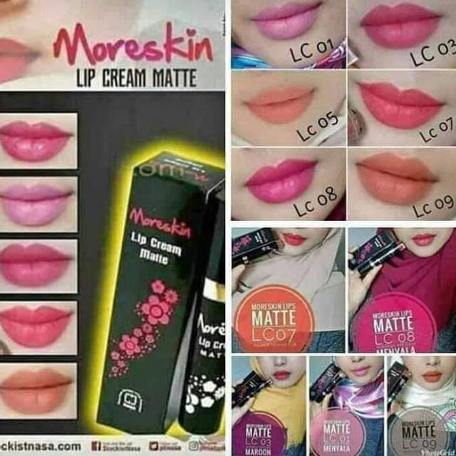 Moreskin Lipcream Nasa  Lip Cream Matte Nasa  Lipstik Nasa (Produk Ori)