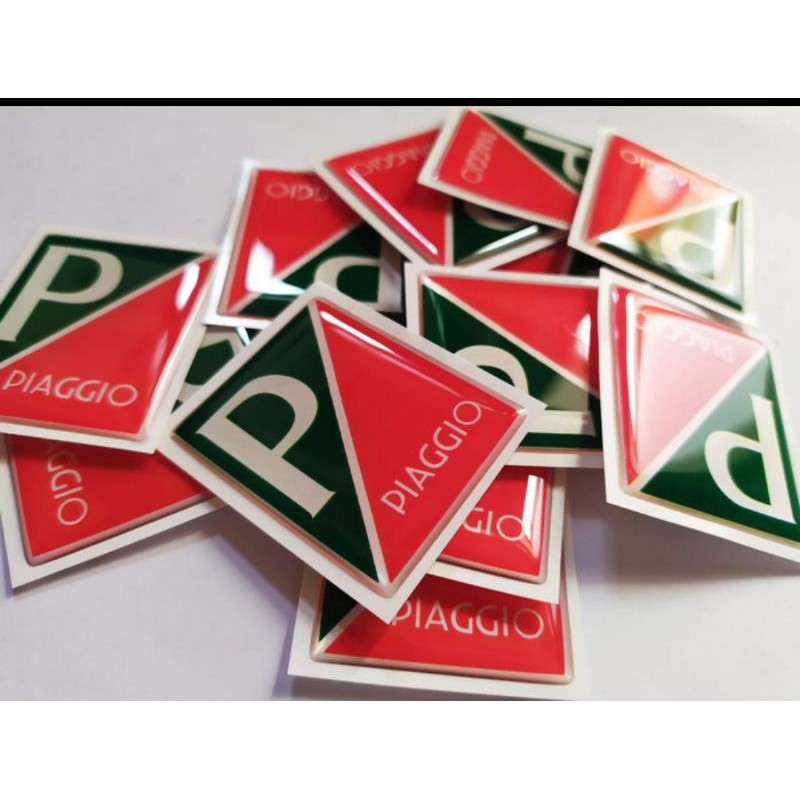 emblem dasi vespa metic dan klasik / aksesoris vespa