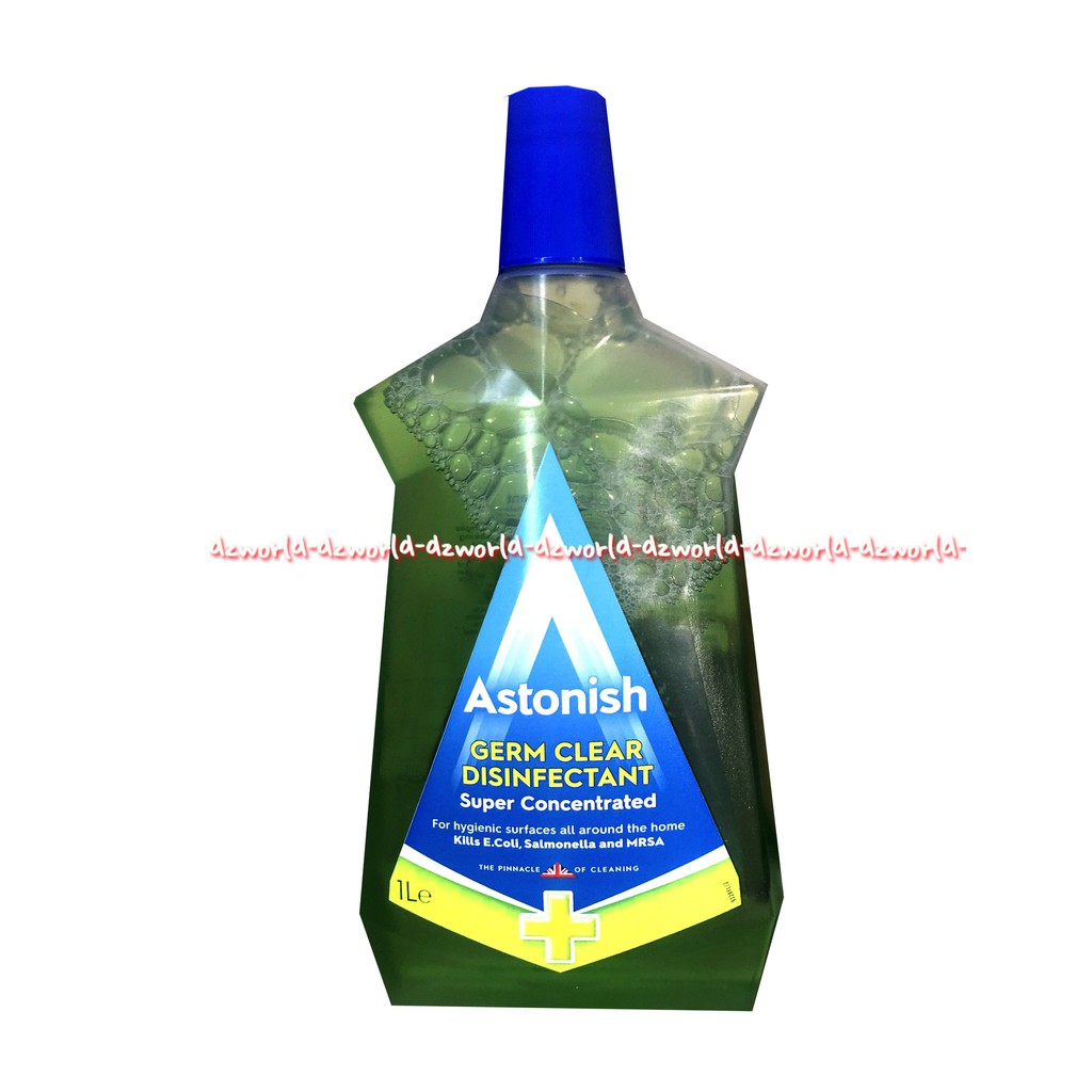 Astonish Cairan Pembersih Germ Clear 1L Dapat Menghilangkan Kuman Serta Anti Bakteri Astonis Green Hijau Antibacterial Disinfectant Cairan Pembersih Lantai Serbaguna Serba Guna