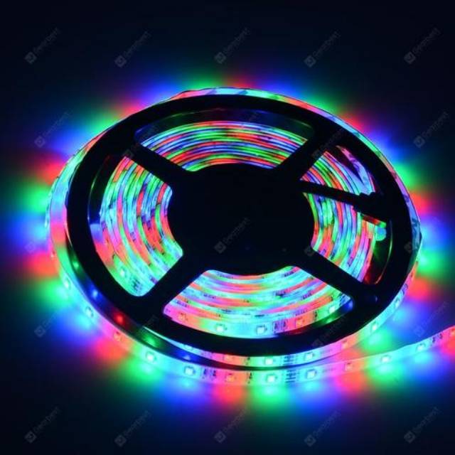 Led Strip RGB 5050 Warna Warni Running Nyala Otomatis