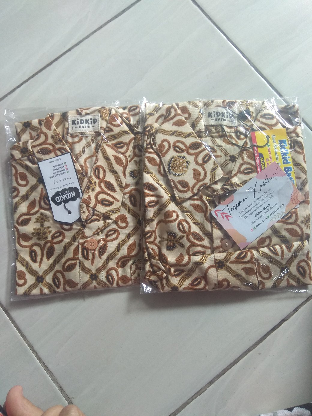 Baju Batik Anak Laki Katun Bagus Cowok Usia 0-14 Tahun Kode Bk-8