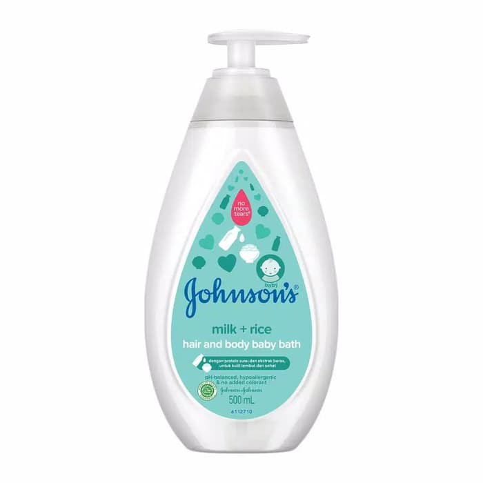 Johnson’s Bath Milk+Rice / Sabun Sampo Bayi / Sabun Mandi Bayi (Tersedia varian ukuran)