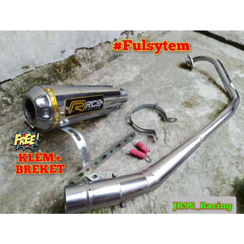 Knalpot Racing RCB oval Satria FU, Jupiter MX