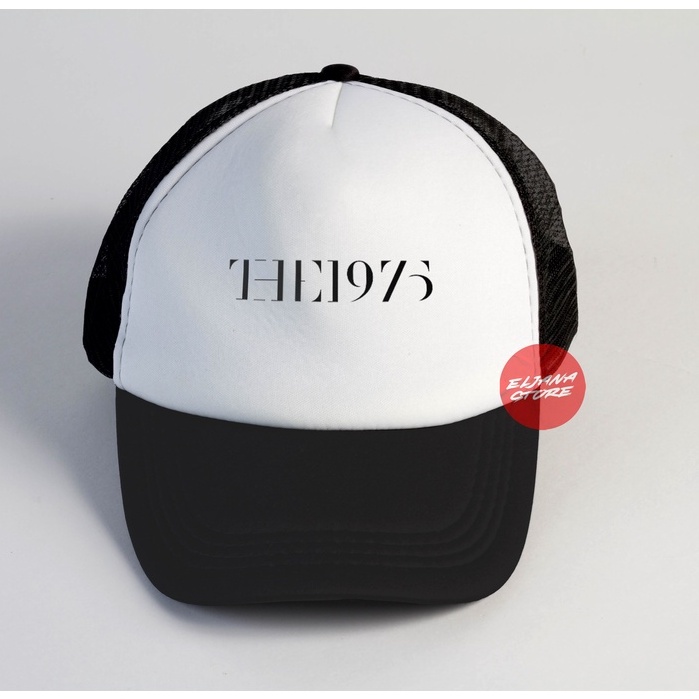 Topi The 1975 / Topi Band / The 1975 / Topi Jaring Distro / Topi Premium / Topi Sablon / Elcustom