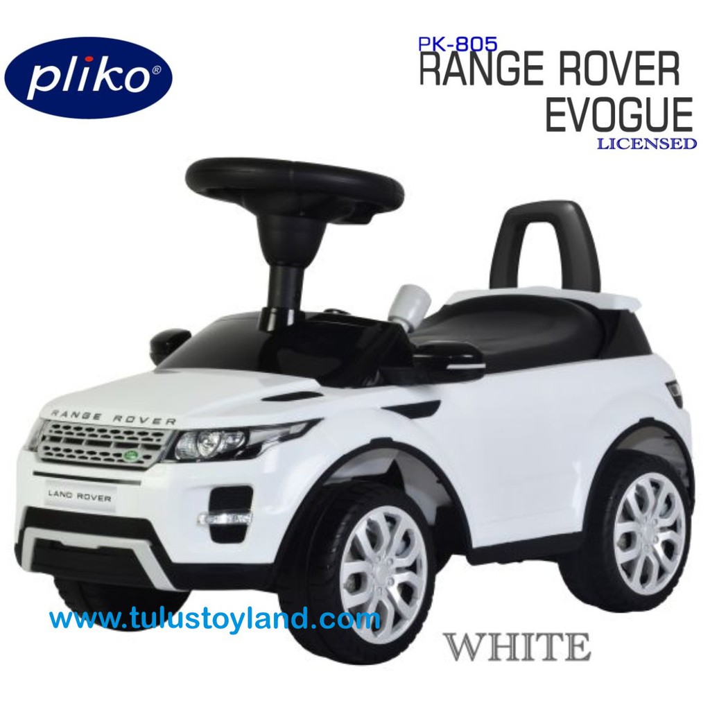 Mobil Pliko Ride On 805 Range Rover Evoque tanpa Aki