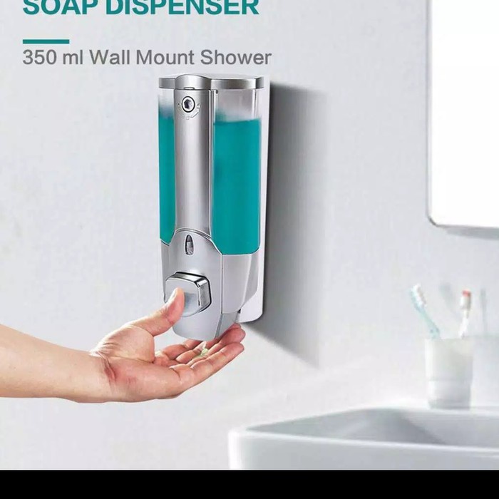 [ Dapet Kunci ] Dispenser Sabun Cair Single Tempat Hand Soap Key Lock Tube