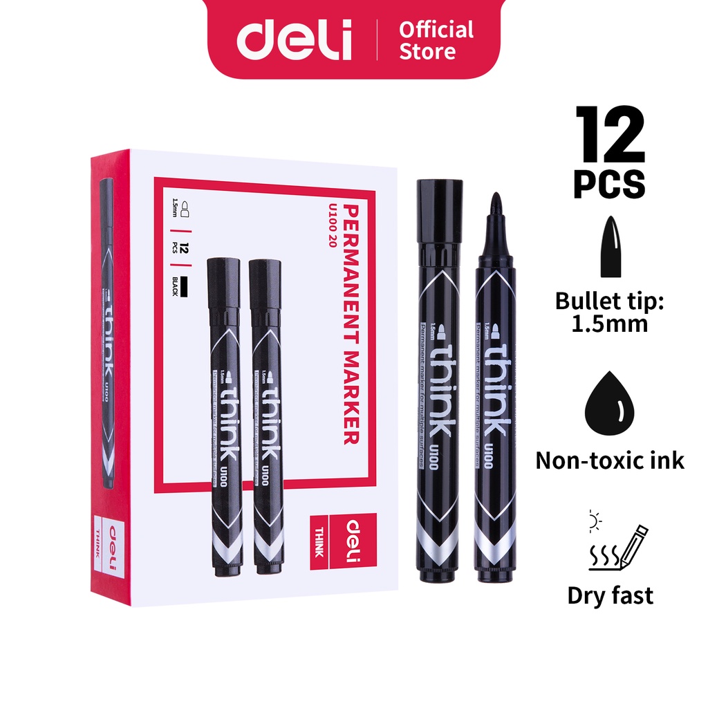 

Spidol Permanen/Permanent Marker 3 Warna tahan lama-EU100