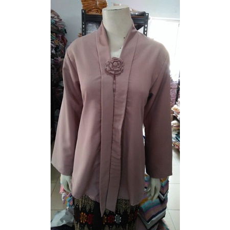 (P110/120) Kebaya Floy JUMBO - SUPER JUMBO lengan PANJANG hijab KeroncongBusana-Purple Hazel