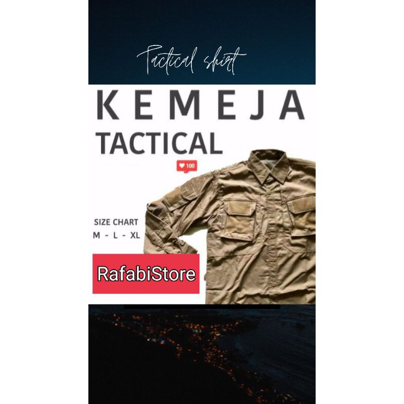 Kemeja Taktikal Panjang