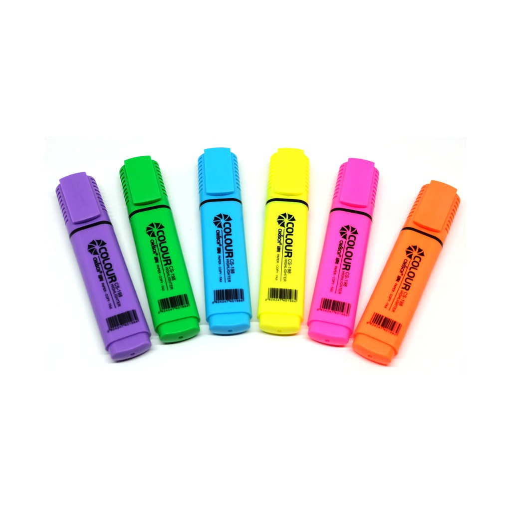 

Chosch Stabilo Highlighter Pen CS-198 Colours (12 Pcs)