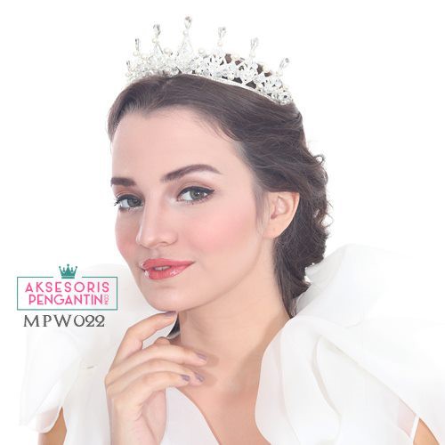 [SIAP KIRIM] HEADPIECE PENGANTIN MAHKOTA WEDDING AKSESORIS WANITA MPW022