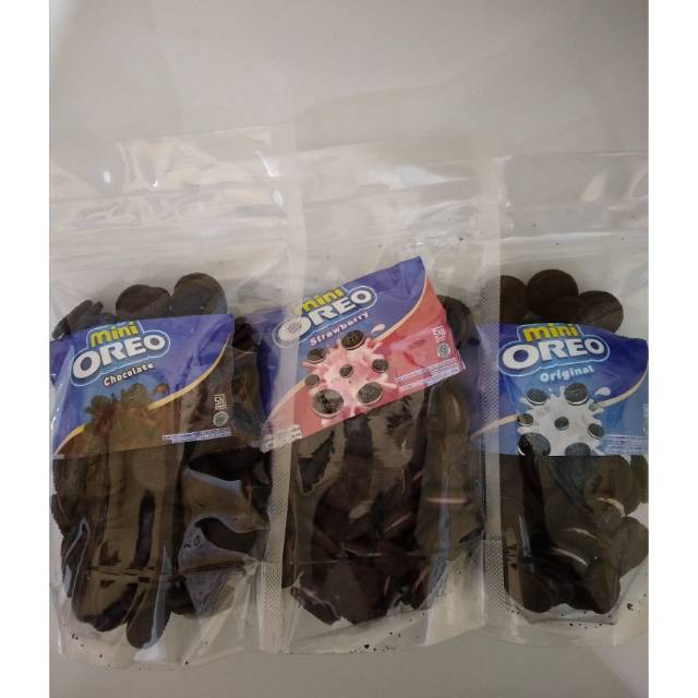 

OREO MINI ORIGINAL, STRAWBERRY, CHOCOLATE 250GR