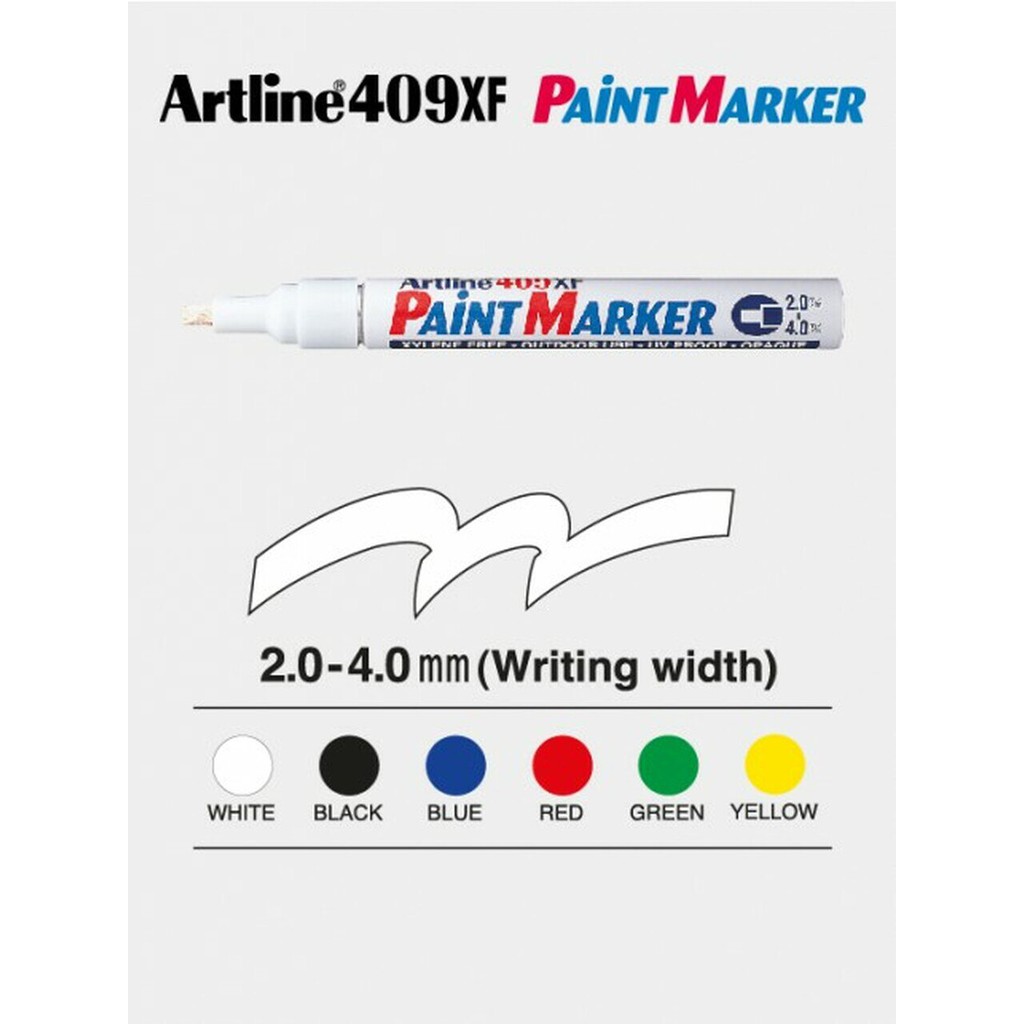 

ARTLINE PAINT MARKER 409XF 2.0MM - 4.0MM