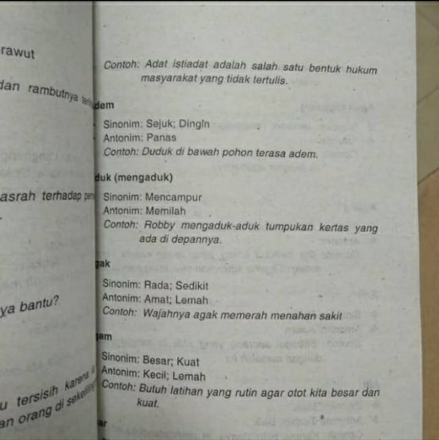 Kamus Lengkap Sinonim Dan Antonim Bahasa Indonesia Indonesia