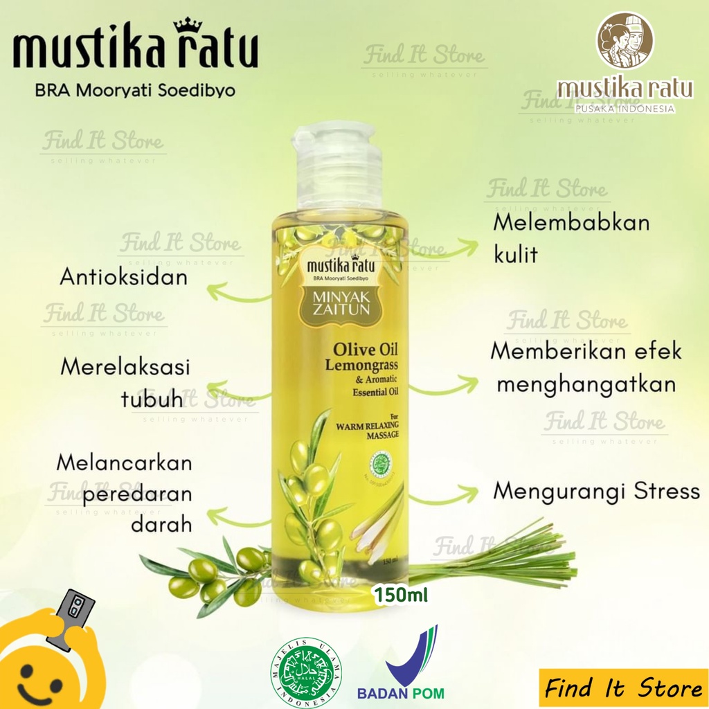 Mustika Ratu Oil &amp; Shampoo Series | Minyak Zaitun Hair Tonic Rambut Sampo Bayam Cem Ceman Minyak Cendana 75 175 ml