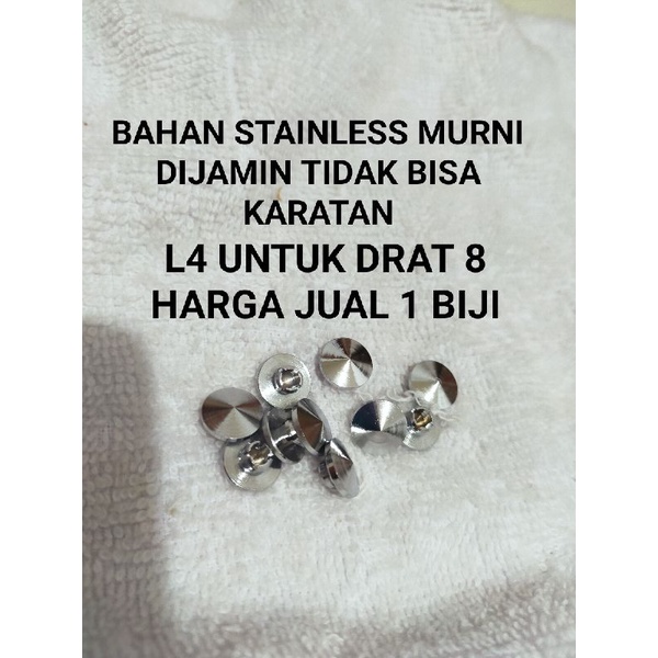 kancing baut stainless L4 tutup baut L stainless L4 L 4 kancing baut stainless L4 L 4 tutup baut L s