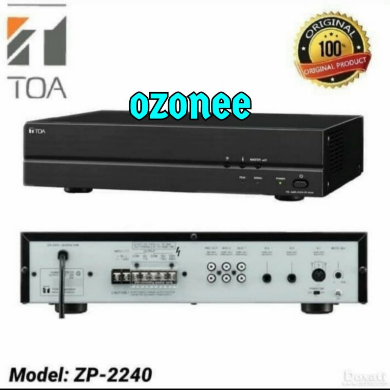 POWER TOA ZP 2240 240 WATT POWER AMPLIFIER TOA ZP2240 ORIGINAL